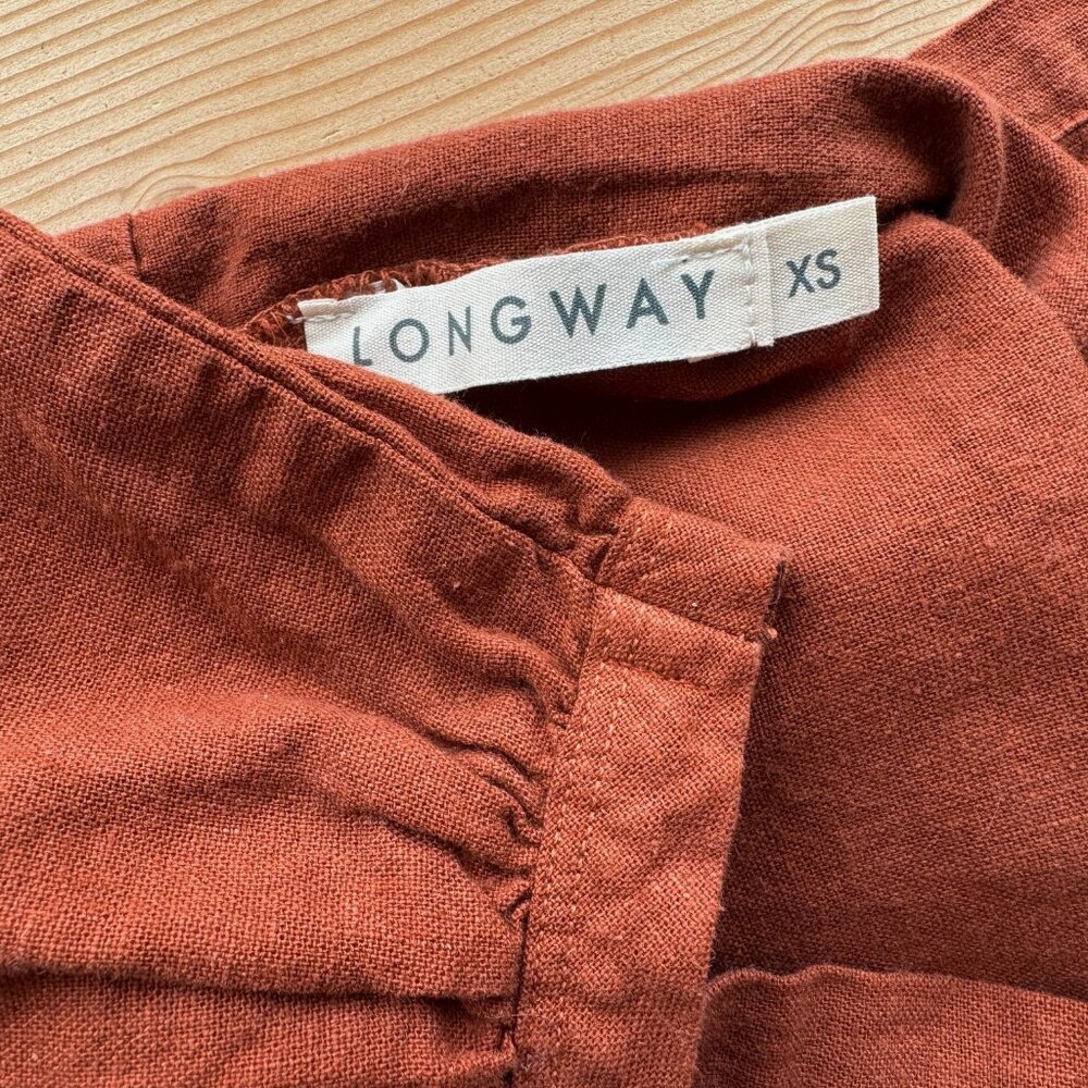 Longway Paige Top in Brick - Picture 2 of 6